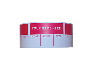 Custom Imprinted Labels available